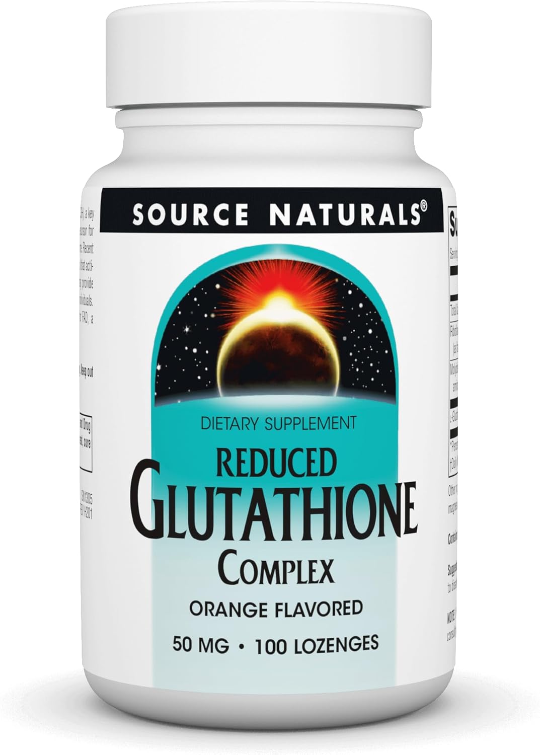 Source Naturals Reduced Glutathione Complex Orange Flavored