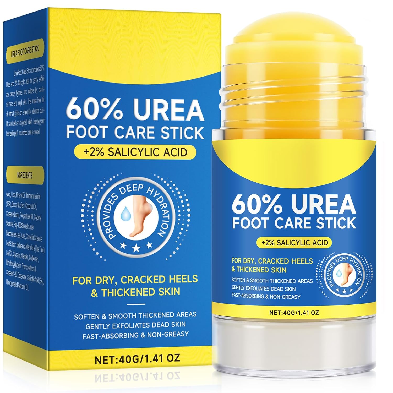 60% Urea with 2% Salicylic Acid Urea Foot Care Stick